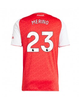 Arsenal Mikel Merino #23 Replika Hemmakläder 2025-26 Kortärmad